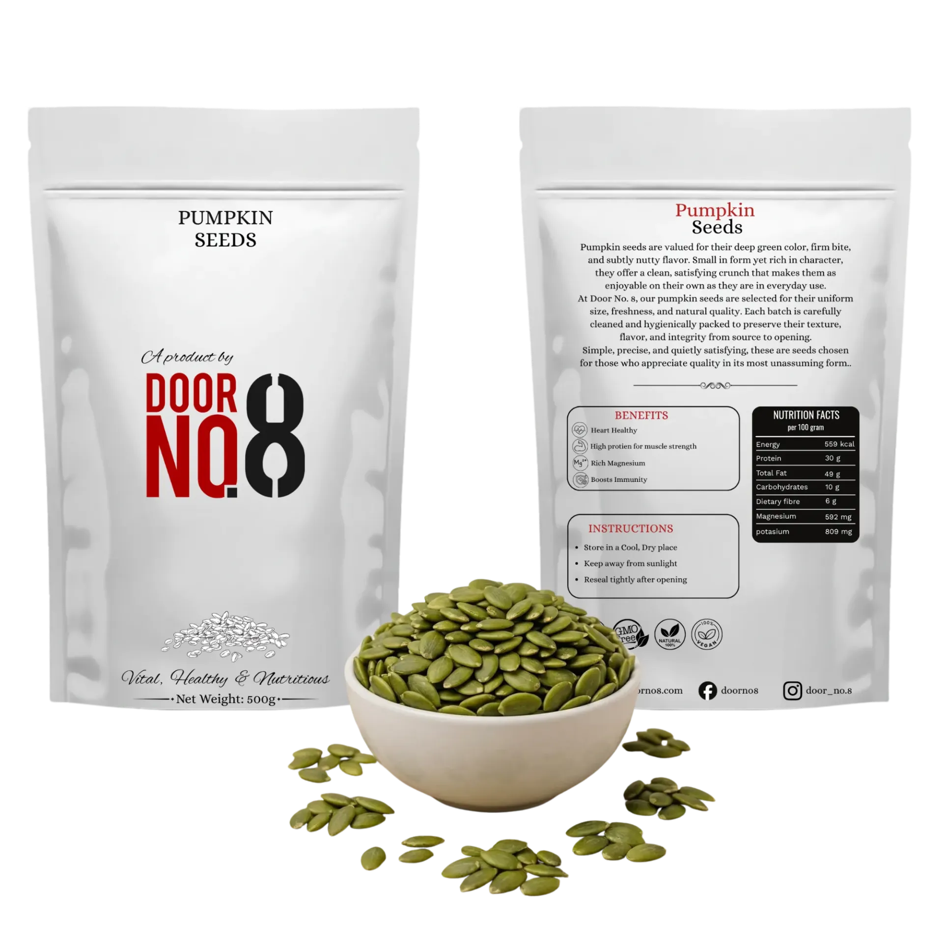 Pumpkin Seeds (500 Grams)